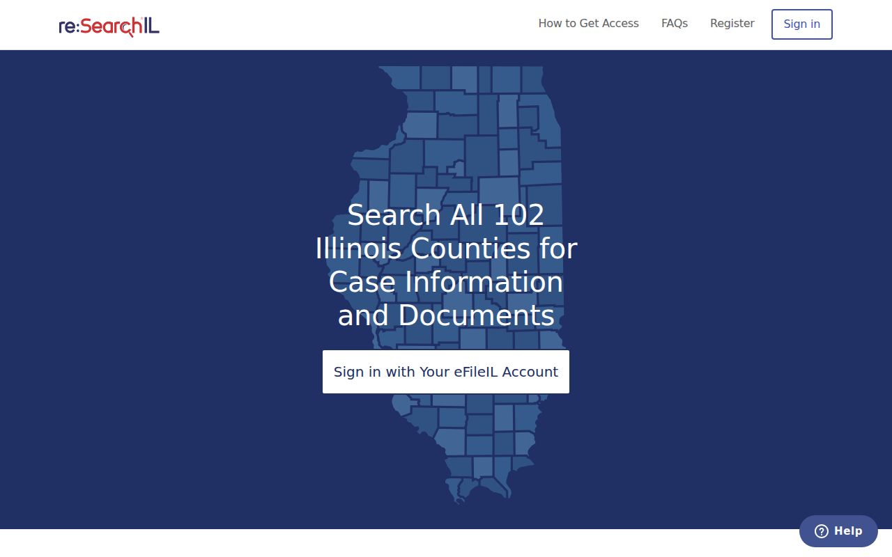 re SearchIL court document portal used for an Oswego resident lookup