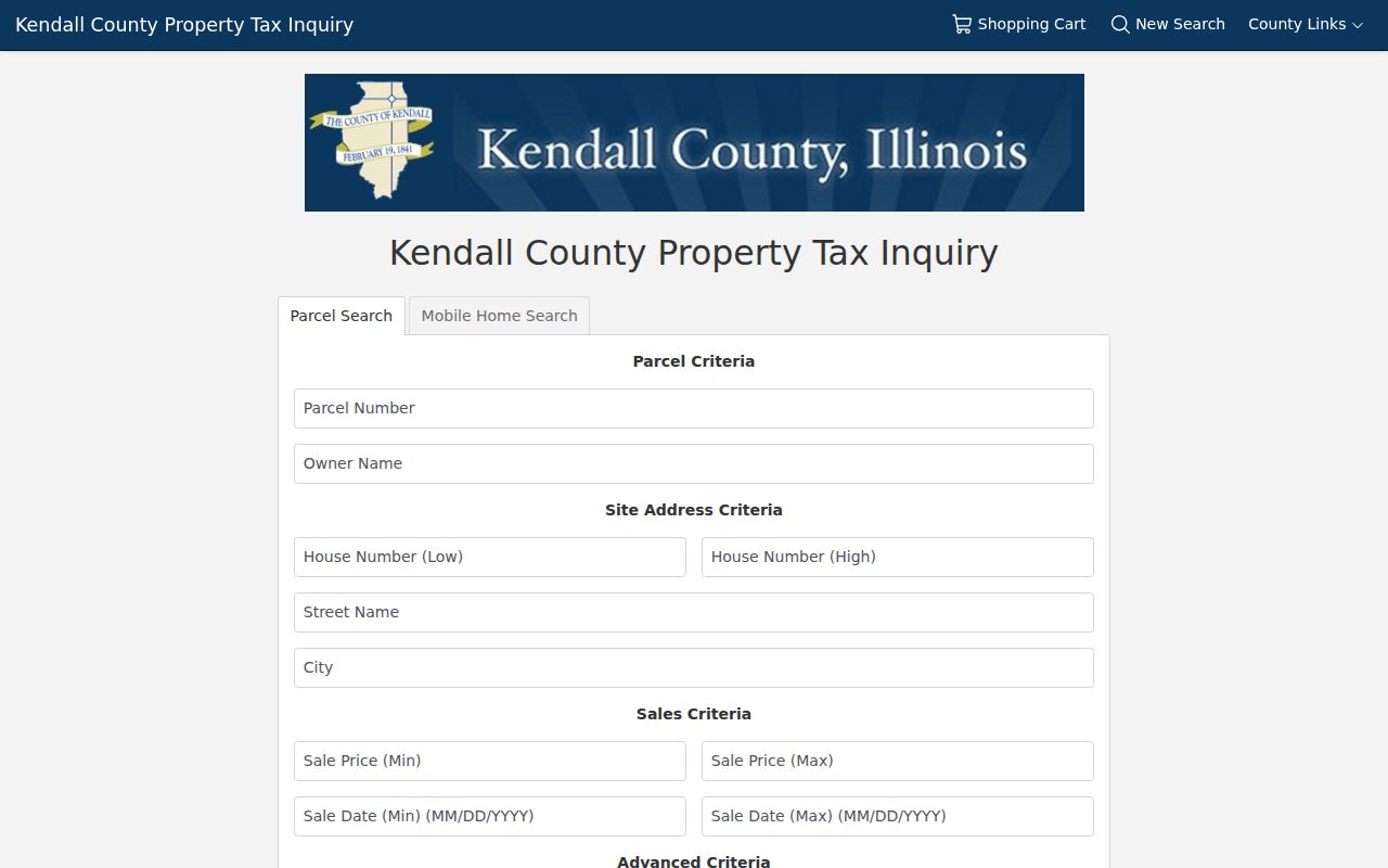 Oswego street directory Kendall County tax address search